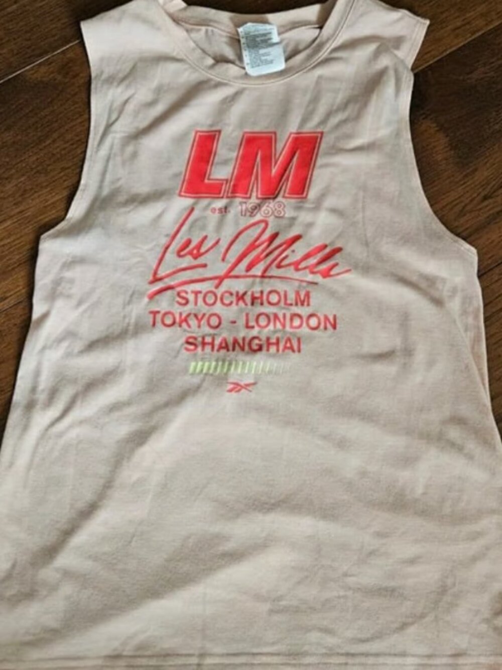 Reebok Les Mills Muscle Tank Top Size XS